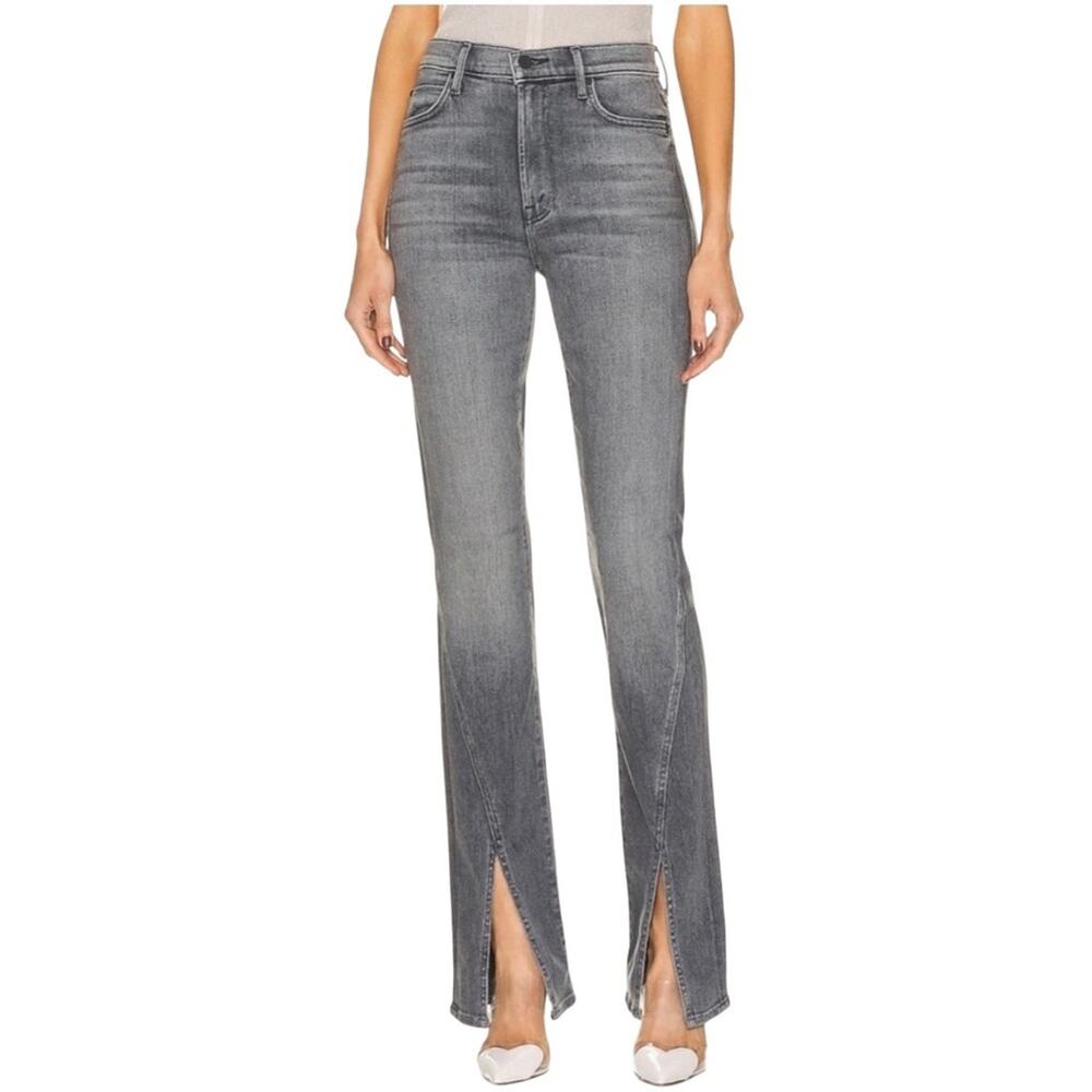 MOTHER DENIM The Rascal Sliced Up High Rise Heel‎ Jean Size 25- stretchy